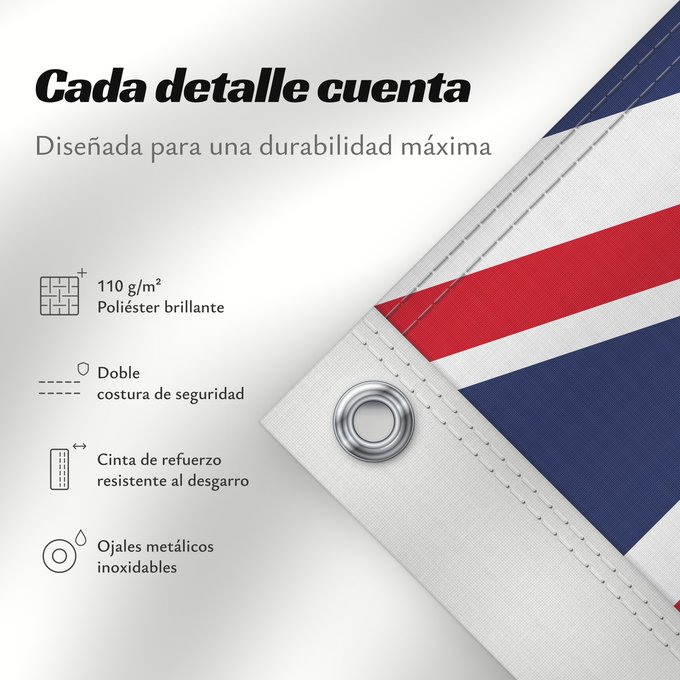 Detalles sobre esta bandera: British Ambassador British diplomatic flag used on the British Embassies British Ambassador Ensign Ambasciatore britannico Ensign