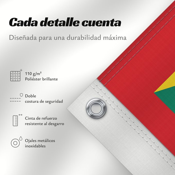 Detalles sobre esta bandera: Grenada Grenade Granada Флаг Гренады Grenadas