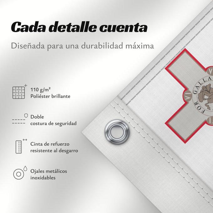 Detalles sobre esta bandera: Malta	Malte	Сцяг Мальты	Maltas	Ta  Malta	Флаг Мальты	Прапор Мальти