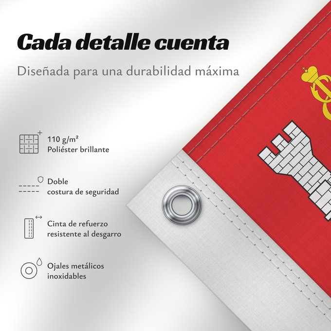 Detalles sobre esta bandera: Kaliningrad Oblast	Modern  2006  flag of Kaliningrad Oblast	Oblast de Kaliningrad	Óblast de Kaliningrado 	Oblast Kaliningrad	Современный  2006  флаг Калининградской области
