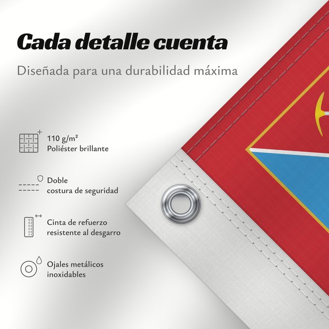 Detalles sobre esta bandera: Magadan Oblast	oblast de Magadan	Óblast de Magadán	Oblast Magadan