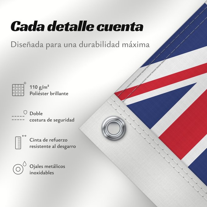 Detalles sobre esta bandera: British Virgin Islands	Virgin Islands, British	Vierges britanniques !Îles Vierges britanniques	Islas Vírgenes Británicas	Britische Jungferninseln	Isole Vergini Britanniche