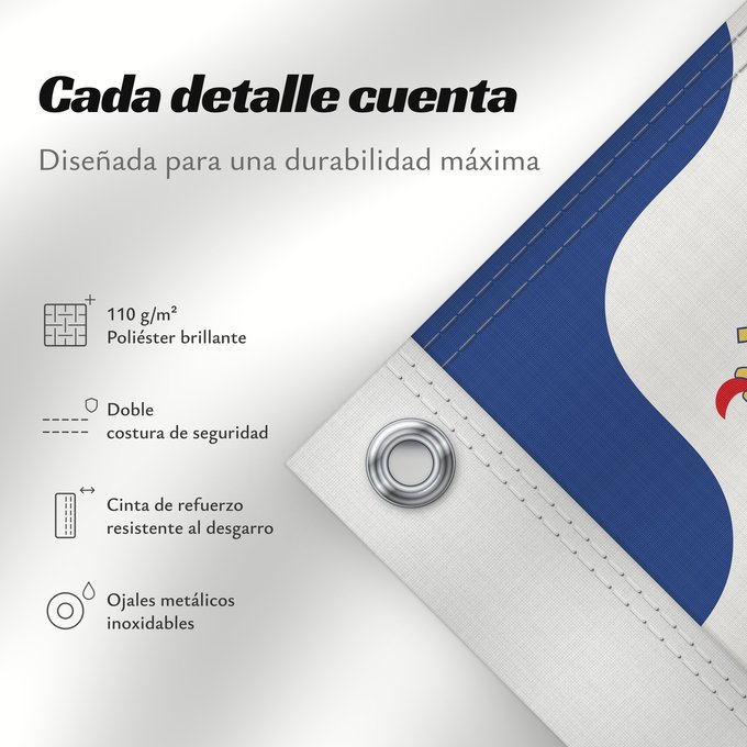 Detalles sobre esta bandera: Västra Götalands län vapenflagga	Västra Götaland County in Sweden	comté de Västra Götaland	provincia de Västra Götaland	Västra Götalands län	Västra Götaland County	Västra Götalands läns vapenflagga