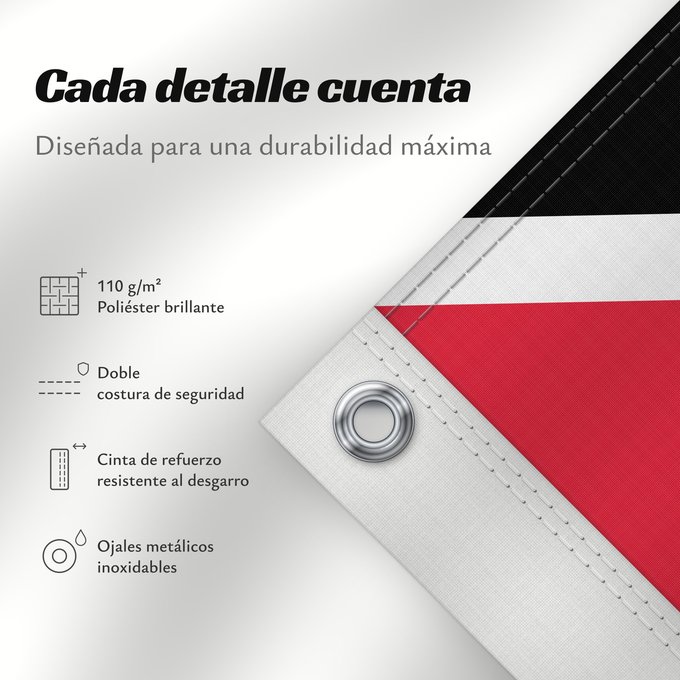 Detalles sobre esta bandera: Trinidad and Tobago	Trinité-et-Tobago	Trinidad y Tobago	Trinidad und Tobago	Trinidad e Tobago	Trinidad en Tobago	Trindade e Tobago	Trynidadu i Tobago	Trinidad a Tobago	Trinidad og Tobagos	Trinidado kaj Tobago	Trinidadi ja Tobago lipp	Tríonóide agus Tobága