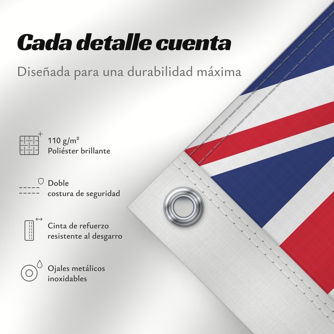 Detalles sobre esta bandera: British Virgin Islands	Virgin Islands, British	Vierges britanniques !Îles Vierges britanniques	Islas Vírgenes Británicas	Britische Jungferninseln	Isole Vergini Britanniche