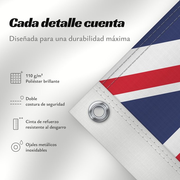 Detalles sobre esta bandera: Bermuda Bermudes Bermudas Bermudów Bermudas fana Brattagh ny Bermioodee Флаг Бермуд
