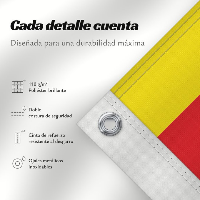 Detalles sobre esta bandera: Aragon Aragón Aragona