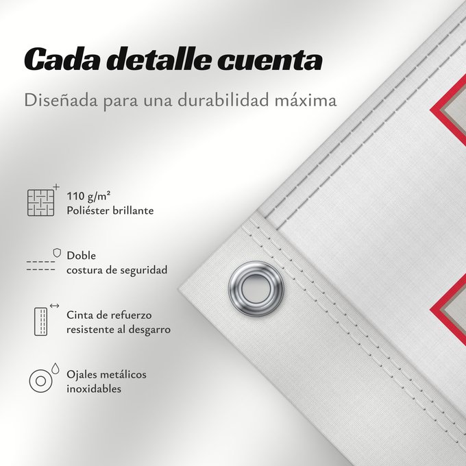 Detalles sobre esta bandera: Malta	Malte	Сцяг Мальты	Maltas	Ta  Malta	Флаг Мальты	Прапор Мальти