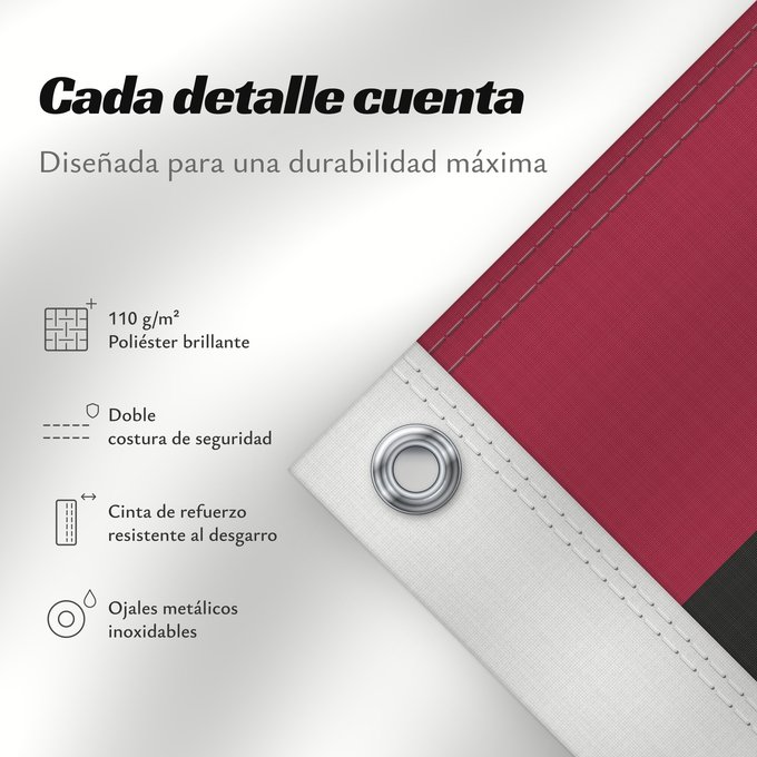 Detalles sobre esta bandera: Provincia de Salta	Salta Province, Argentina	province de Salta	Provincia de Salta, Argentina	Salta (Provinz)	Provincia di Salta