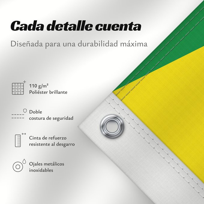 Detalles sobre esta bandera: Tibú Norte de Santander Tibú Municipio de Tibú Norte de Santander