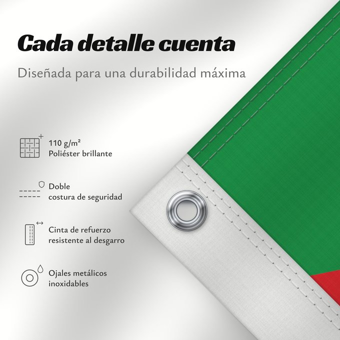Detalles sobre esta bandera: Alcudia de Monteagud	Alcudia de Monteagud  Almería province - Spain	Municipio de Alcudia de Monteagud  Almería - España Según la descripción Paño de proporciones 2/3, con un aspa verde