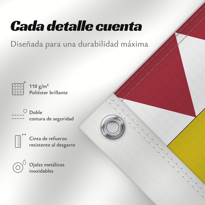 Detalles sobre esta bandera: Valle de Baztán	Baztan valey  Navarre - Spain	Vallée de Baztan	Valle de Baztán  Navarra - España	Baztan-Tal	Valle di Baztan	Baztan ibarra  Nafarroa  Bandera