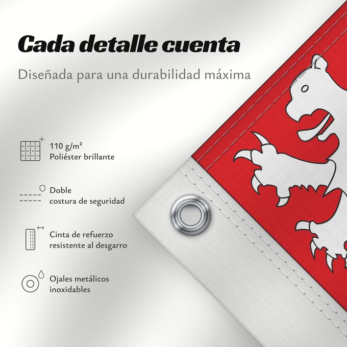 Detalles sobre esta bandera: Fr département Sarthe	Sarthe	Département de la Sarthe	Banniel departamant ar Sarthe  pe ar Seurzh