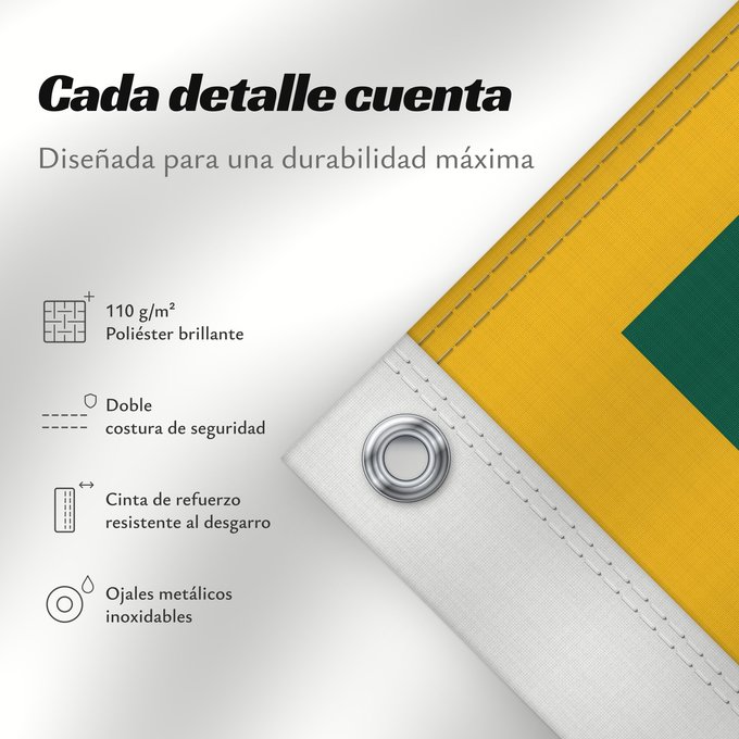 Detalles sobre esta bandera: Ensign of the Sri Lanka Air Force 1971-2010