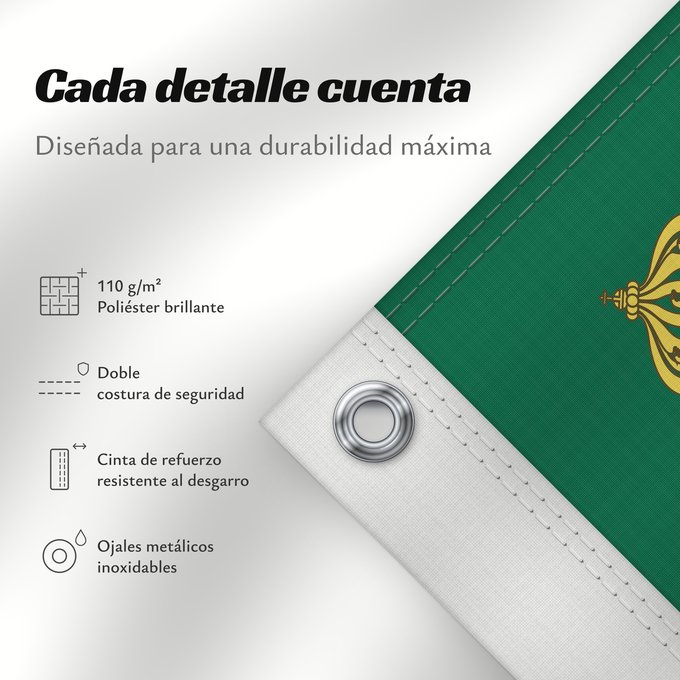 Detalles sobre esta bandera: Mexico  1864-1867	México  1864-1867	Īpān Mēxihco  1864-1867