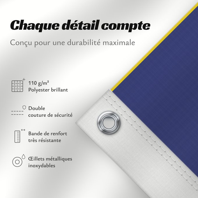 Détails sur ce drapeau : Dauphiné Region Daupiné in France Région Dauphiné en France Dalfinat Delfinato