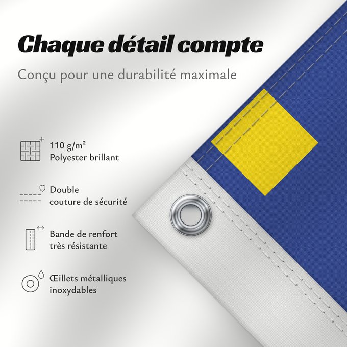 Détails sur ce drapeau : Franche-Comté