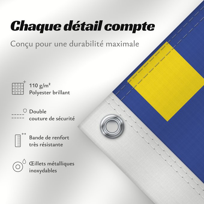 Détails sur ce drapeau : Franche-Comté