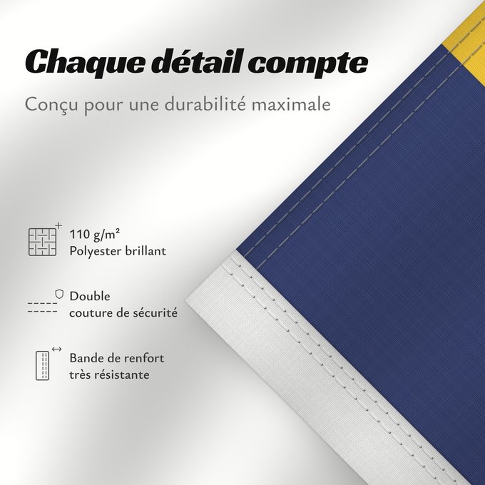 Détails sur ce drapeau : Barbados Barbade Barbado Barbadoksen Ala Barbadosê Флаг Барбадоса Barbadosa