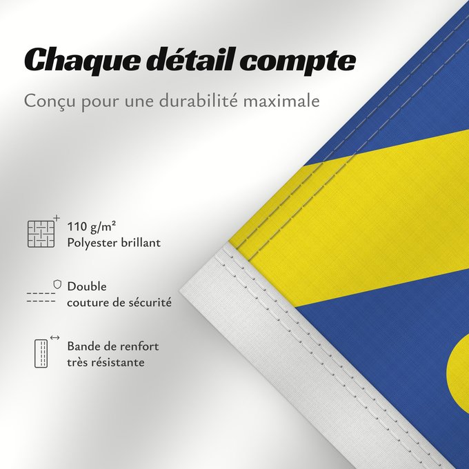 Détails sur ce drapeau : Zingem	Belgian municipality Zingem