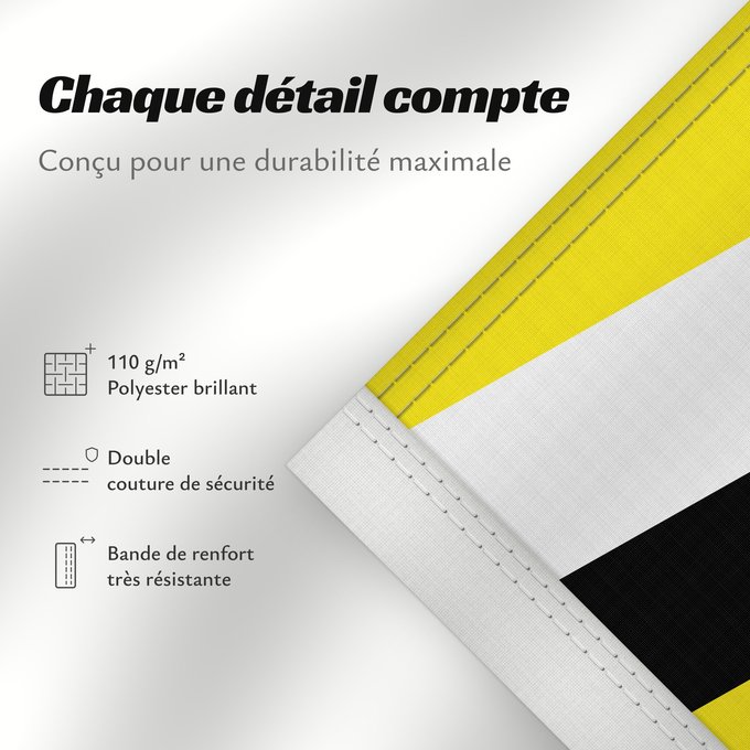Détails sur ce drapeau : Brunei Brunei Darussalam Brunéi علم بروناي Bruneis Brunein 브루나이의 국기 Bruney Brunei / بنديرا بروني ဘရူနိုင်းနိုင်ငံ၏ အလံတော် Флаг Брунея Bruneja புரூணை கொடி ธงชาติบรูไนดารุสซาลาม Watawat Brunay Cờ Brunei 文莱国旗