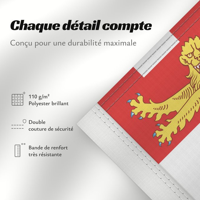 Détails sur ce drapeau : Prince Edward Island	L Île-du-Prince-Édouard	Isola del Principe Edoardo	Banniel Enez ar Priñs Edouarzh