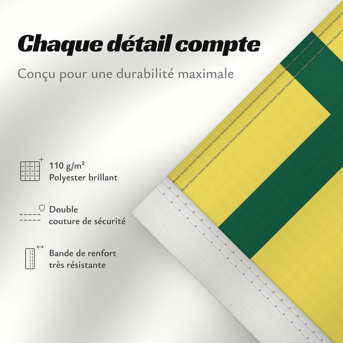 Détails sur ce drapeau : Fransaskois