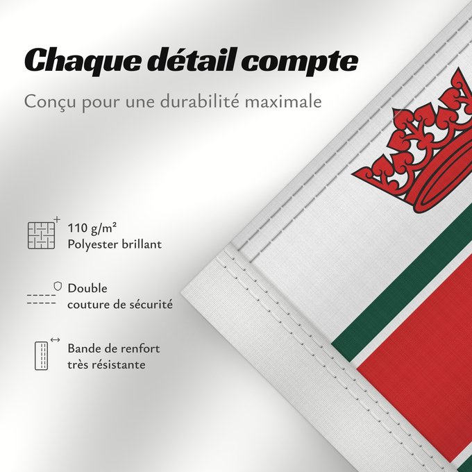 Détails sur ce drapeau : Guelph City of Guelph, Ontario, Canada