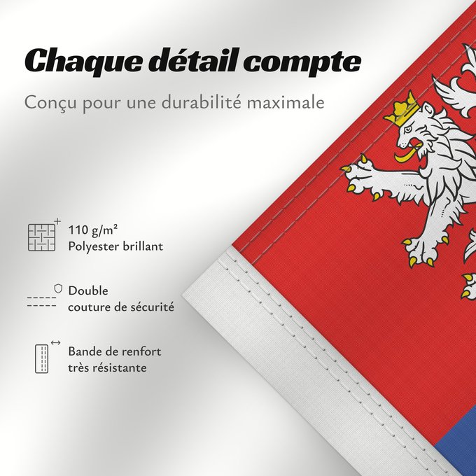 Détails sur ce drapeau : Hradec Kralove Region	Hradec Králové Region	Région de Hradec Králové	Región de Hradec Králové	Region Hradec Králové	Regione di Hradec Králové