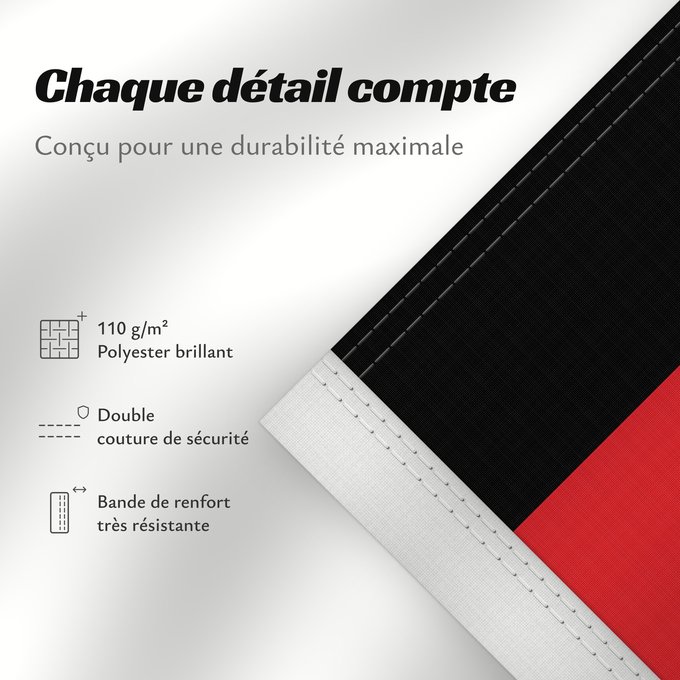 Détails sur ce drapeau : DDR