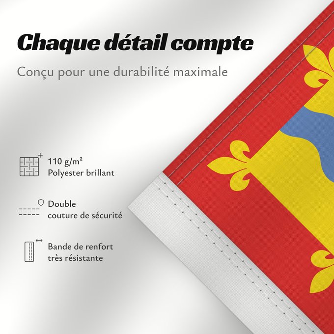 Détails sur ce drapeau : Cambridgeshire