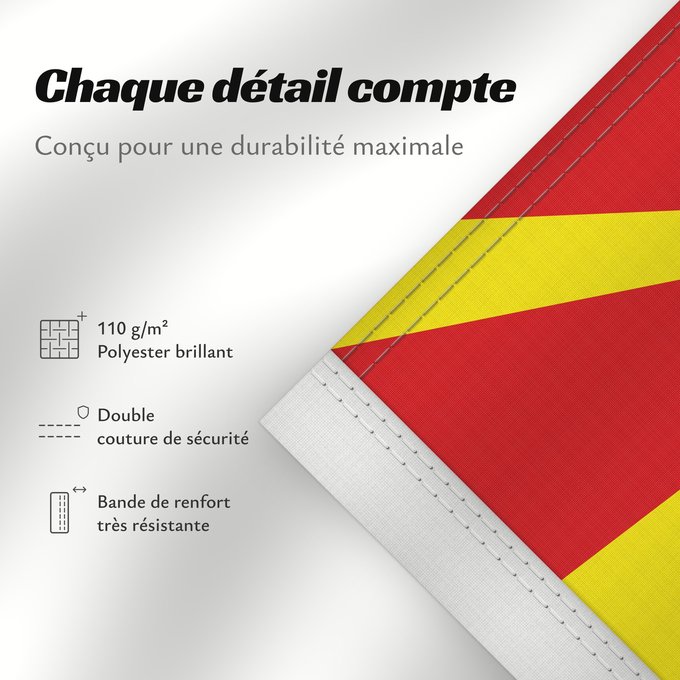 Détails sur ce drapeau : Macedonia	Republic of Macedonia	République de Macédoine	República de Macedonia	Republik Mazedonien	Repubblica di Macedonia	Republiek Macedonië	Macedonii	علم مقدونيا	Знамето на Република Македония	Makedoonia lipp	マケドニアの国旗	Знаме на Република Македонија	Drža