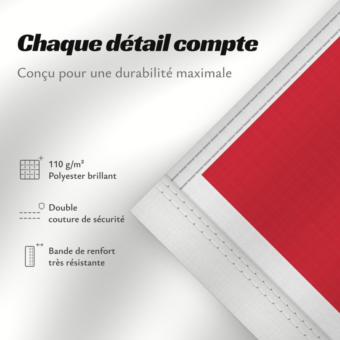 Détails sur ce drapeau : Malta Malte