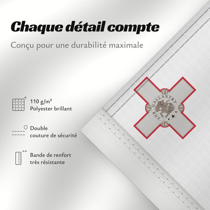 Détails sur ce drapeau : Malta	Malte	Сцяг Мальты	Maltas	Ta  Malta	Флаг Мальты	Прапор Мальти
