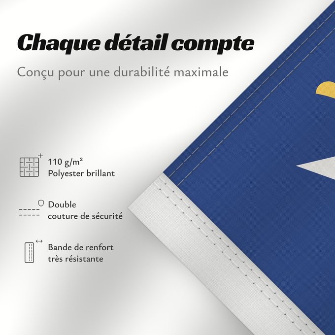 Détails sur ce drapeau : Dalarnas län