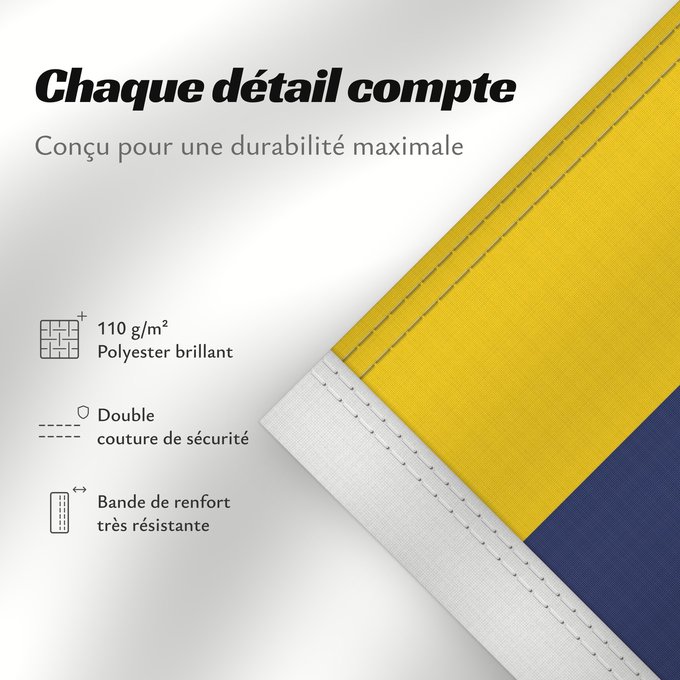 Détails sur ce drapeau : Venezuela	Civil du Venezuela	Venezuela - bandera Civil y de la Marina Mercante de Venezuela	Benezuela	Winïxwila wiphala	Veneçuela	Venezuelská vlajka	Venezuelo	Venezuelako bandera	Poyvi Venesuéla	Winisuyla unanchan	Флаг Венесуэлы	Venezuele	Türkçe Venezuela
