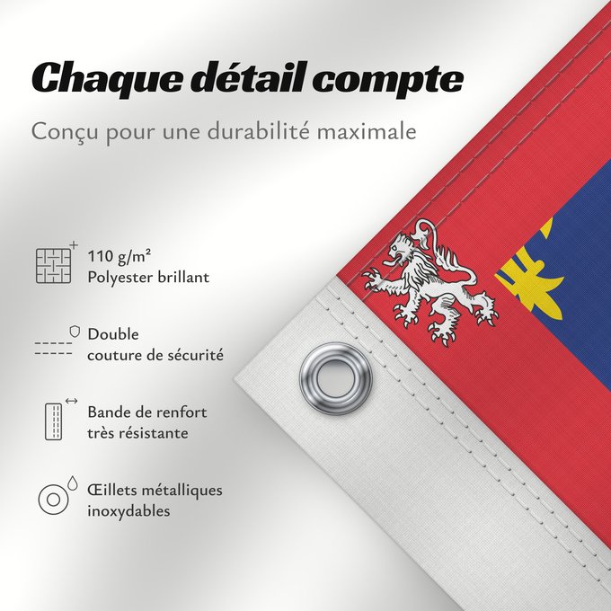 Détails sur ce drapeau : Unofficial flag of Pays-de-la-Loire	Unofficial flag of the region Pays-de-la-Loire in France	Non officiel de la région Pays-de-la-Loire	Países del Loira	Pays de la Loire	Los Païses de Léger