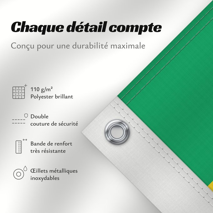 Détails sur ce drapeau : Gabon Gabón Gabun Gabão علم جمهوريةالغابون Banniel Gabon Gabons Gabono Gabongo bandera پرچم گابن Drapél du Gabon Dalapo ya Ngabu Bɛndɛ́lɛ ya Gabɔ́ Bendêre tî Gaböon