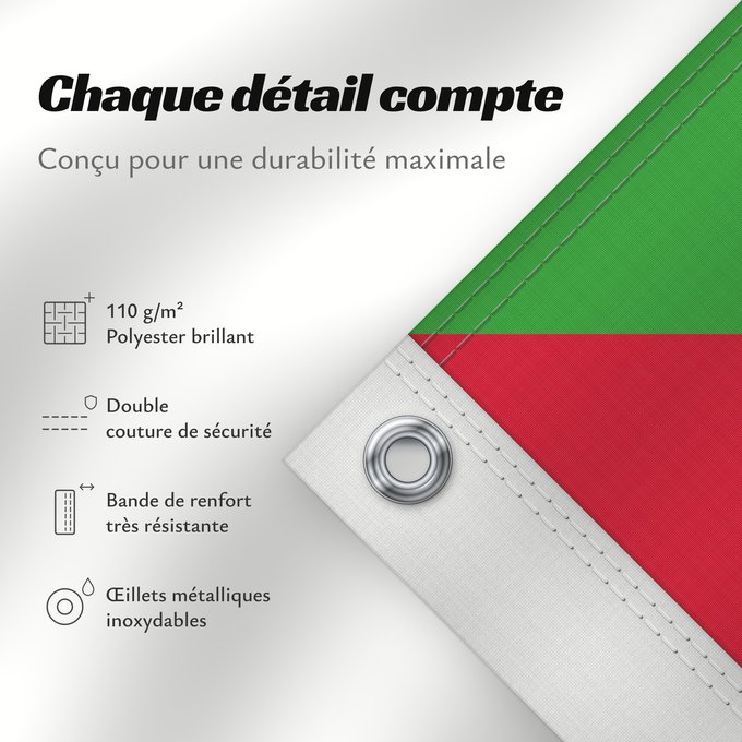 Détails sur ce drapeau : Sao Tome and Principe Sao Tomé-et-Principe Santo Tomé y Príncipe São Tomé und Príncipe Sao Tome e Principe