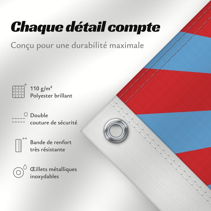 Détails sur ce drapeau : Adjarian ASSR ASSR d'Adjara ASSR de Adzharia Adschara ASSR ASSR di Adzharia