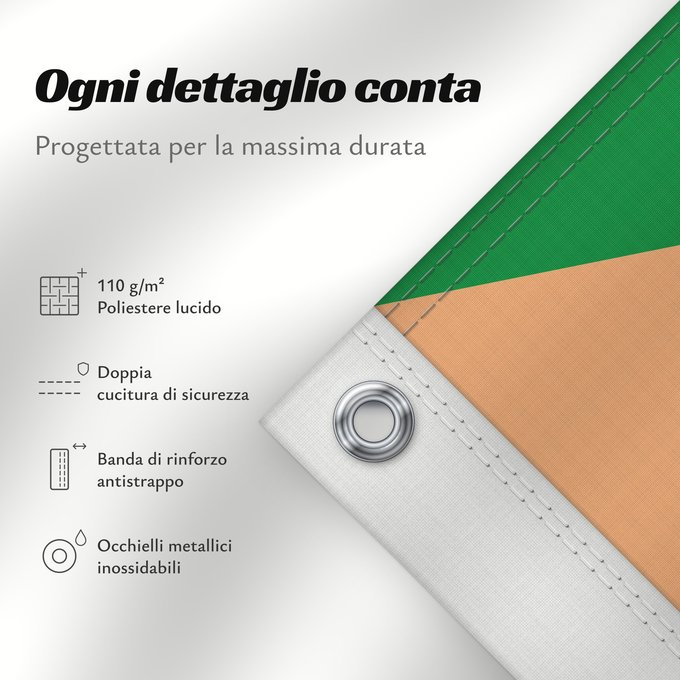 Dettagli sulla bandiera: Galeras  Sucre	Galeras (Sucre)	DESCRIPCION FISICA La bandera del Municipio de Galeras presenta una forma rectangular dividida en tres partes Un triangulo en el extremo izquierdo que llega hasta la tercera parte del largo de la bandera
