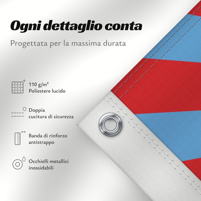 Dettagli sulla bandiera: Adjarian ASSR	ASSR d'Adjara	ASSR de Adzharia	Adschara ASSR	ASSR di Adzharia