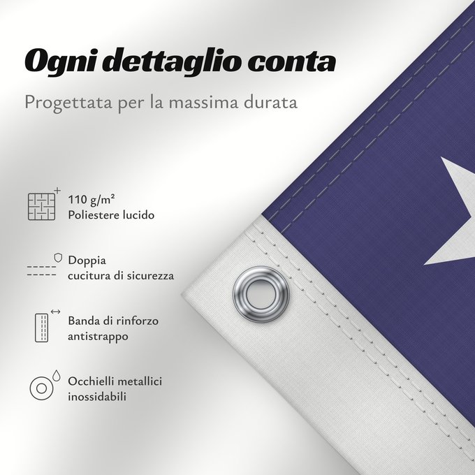 Dettagli sulla bandiera: American flag with 49 stars	49 Star US