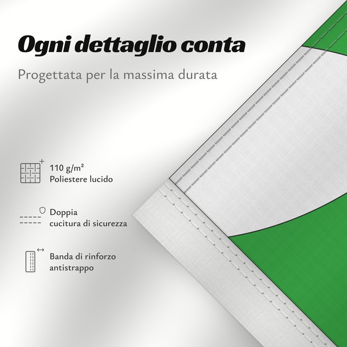 Dettagli sulla bandiera: Domanin HO CZ	Municipal flag of Domanín village	Domanín, okres Hodonín