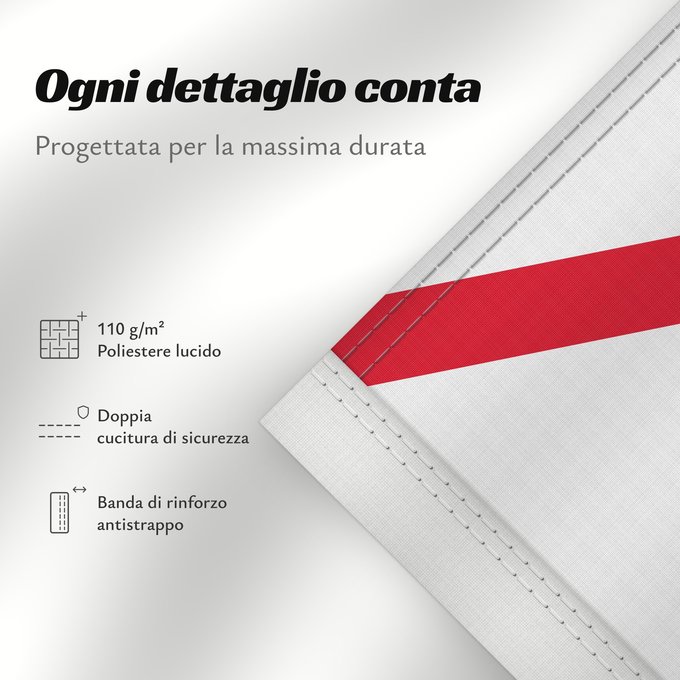 Dettagli sulla bandiera: Jersey	Jersey (Kanalinsel)	Maglia