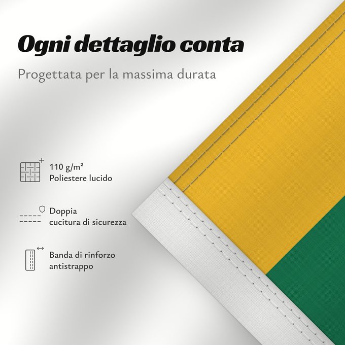 Dettagli sulla bandiera: Lithuania Lituanie Lituania Litauen Lituana Litouwen Lituânia Litwy Сцяг Літвы Сьцяг Летувы Национално знаме на Литва Litevská vlajka Litauens Σημαία της Λιθουανίας Litovio Leedu lipp Liettuan Liotuáine דגל ליטא Litve Litvánia リトアニアの国旗 ლიტვის დროშა Lietuv