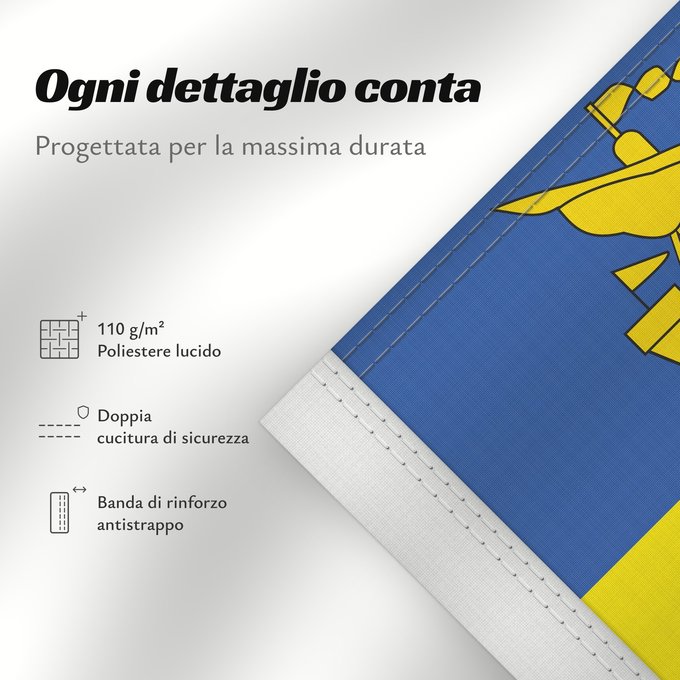 Dettagli sulla bandiera: Royal Standard of Mauritius  1972–1992	Queen Elizabeth II s personal flag for Mauritius	Étendard royal de Maurice (1972–1992)	Estandarte Real de Mauricio (1972–1992)	Königsstandarte von Mauritius (1972–1992)	Stendardo Reale di Mauritius (1972–1992)