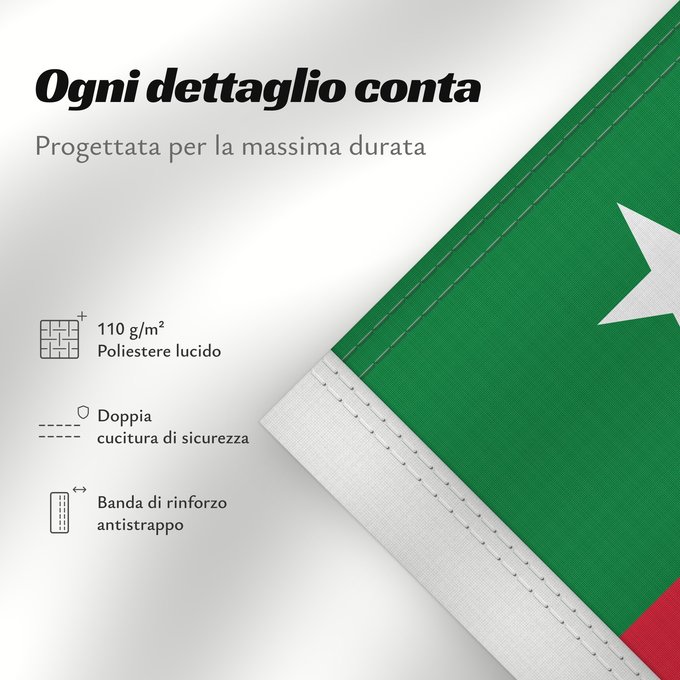 Dettagli sulla bandiera: Standard of the Prime Minister of the Maldives	Prime Minister's Standard of the Maldives	Étendard du Premier ministre des Maldives	Estandarte del Primer Ministro de Maldivas	Standarte des Premierministers der Malediven	Stendardo del Primo Ministro delle M