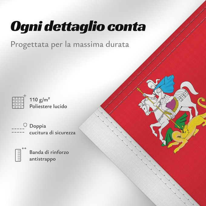 Dettagli sulla bandiera: Moscow oblast Moscow Oblast Oblast de Moscou Óblast de Moscú Oblast Moskau Oblast 'di Mosca Москъвьскꙑѩ области ꙁнамѧ Мускав облаҫĕн ялавӗ Москов ёнксонть коцтось Флаг Московской области Москва уобалаһын былааҕа Москова төгәлң туг
