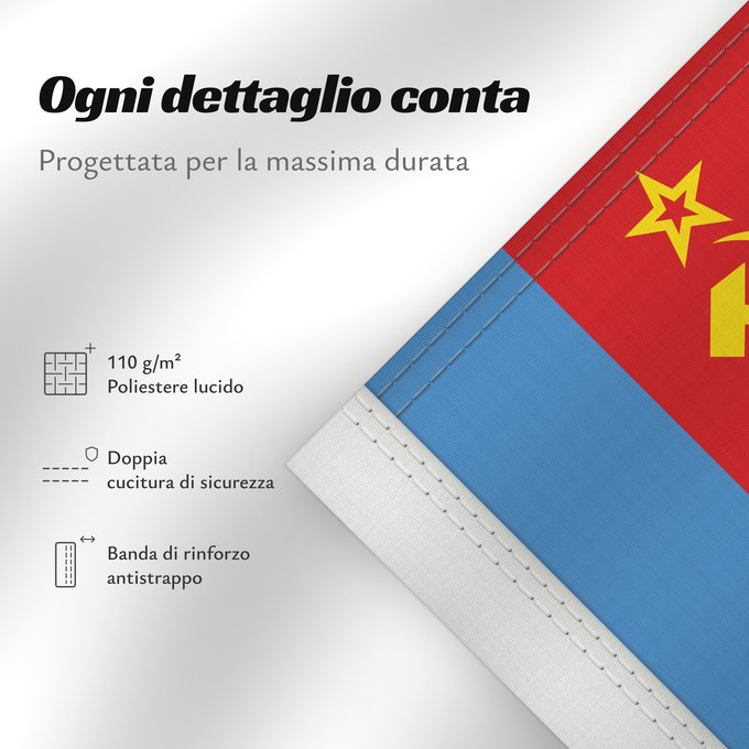 Dettagli sulla bandiera: Tuva ASSR